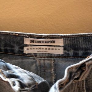 One Teaspoon Denim Skirt